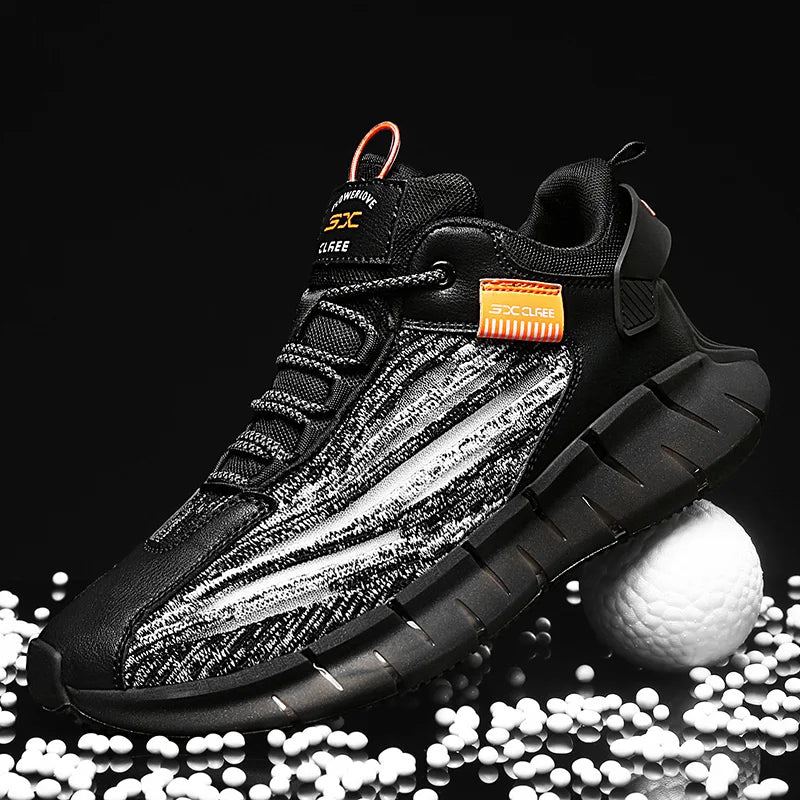 Men's Luxury Casual Sneakers – Breathable Fashion Trainers & Running Shoes