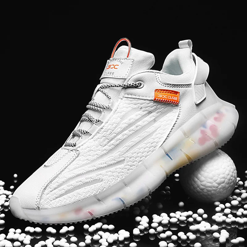 Men's Luxury Casual Sneakers – Breathable Fashion Trainers & Running Shoes