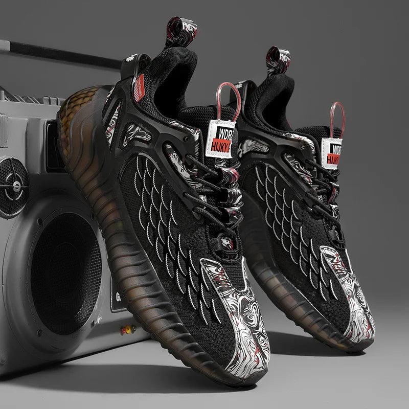 Men's Luxury Casual Sneakers – Breathable Fashion Trainers & Running Shoes
