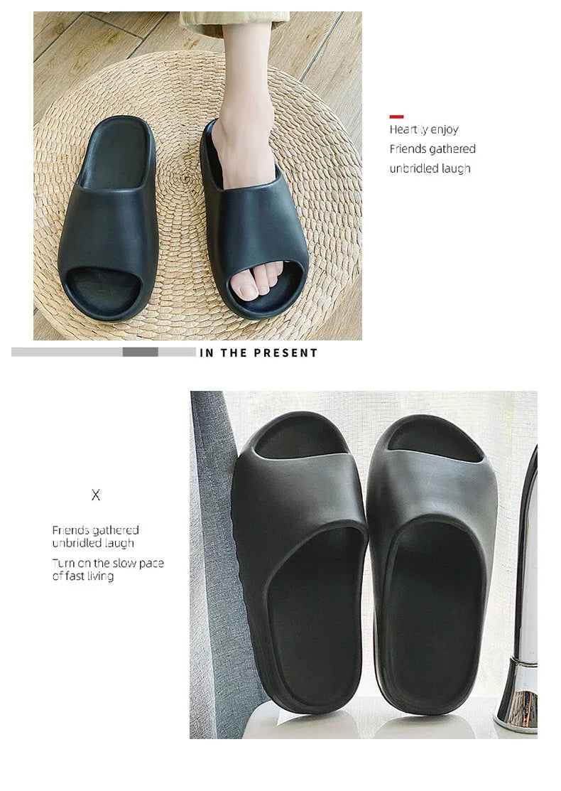 Unisex Cloud Soft-Soled EVA Sandals – Comfortable Beach Slides for Men and Women