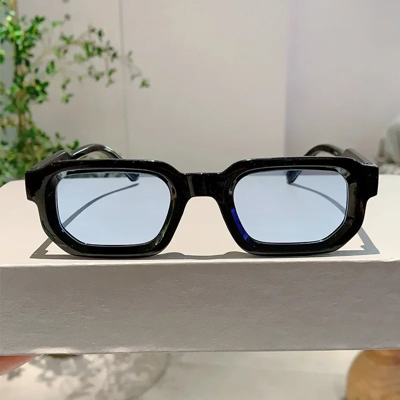 Luxury Retro Rectangle Sunglasses – Unisex UV400 Fashion Eyewear