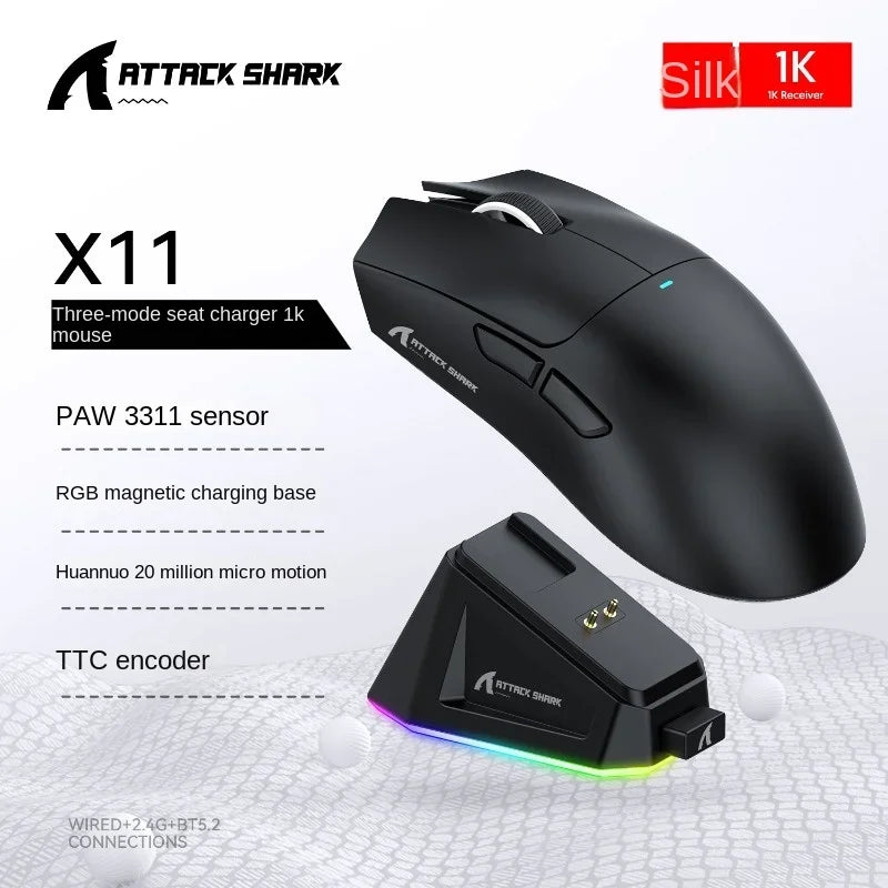 Attack Shark X11 Wireless Gaming Mouse