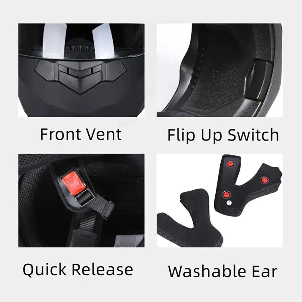 AeroFlip Dual Lens Modular Helmet