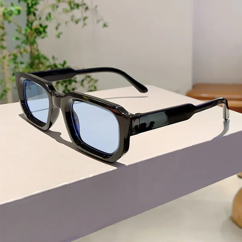 Luxury Retro Rectangle Sunglasses – Unisex UV400 Fashion Eyewear