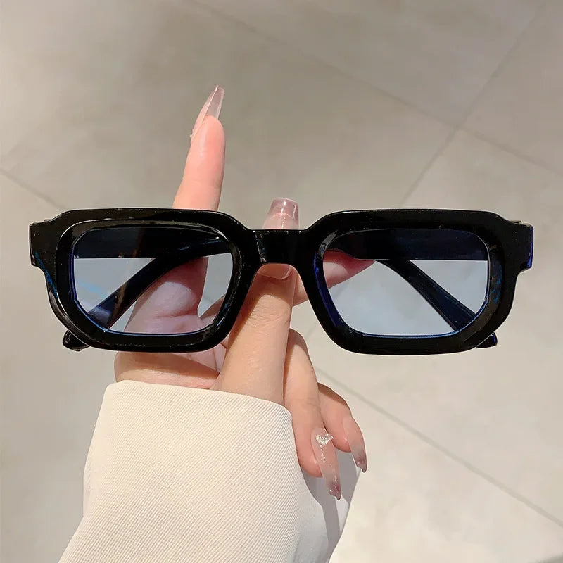 Luxury Retro Rectangle Sunglasses – Unisex UV400 Fashion Eyewear