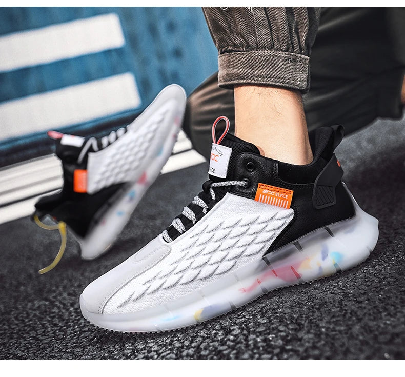 Men's Luxury Casual Sneakers – Breathable Fashion Trainers & Running Shoes