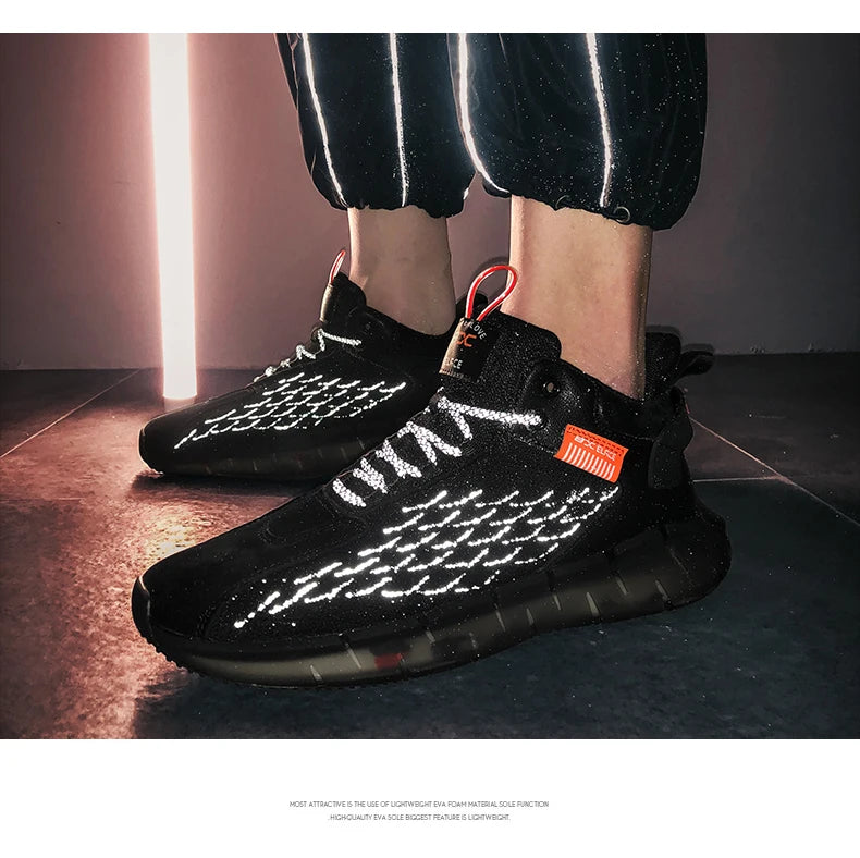 Men's Luxury Casual Sneakers – Breathable Fashion Trainers & Running Shoes