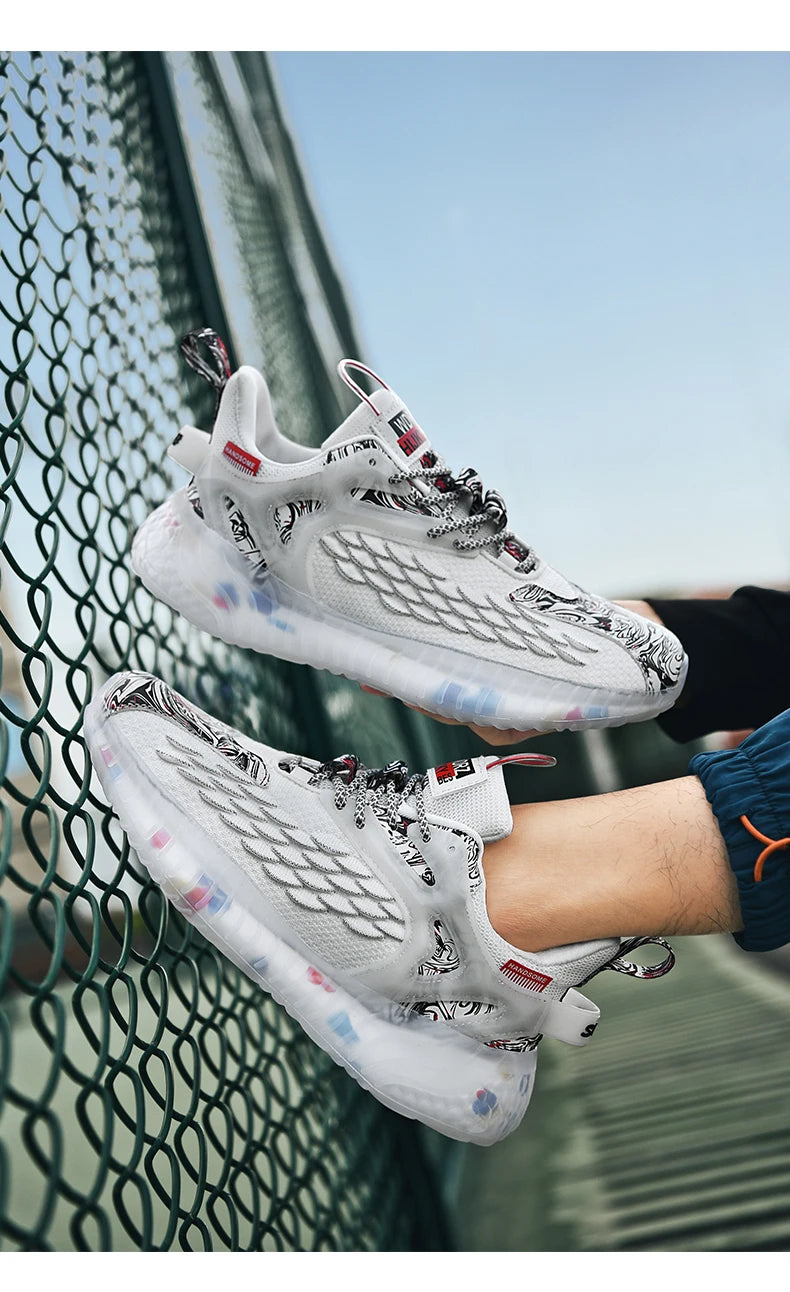 Men's Luxury Casual Sneakers – Breathable Fashion Trainers & Running Shoes