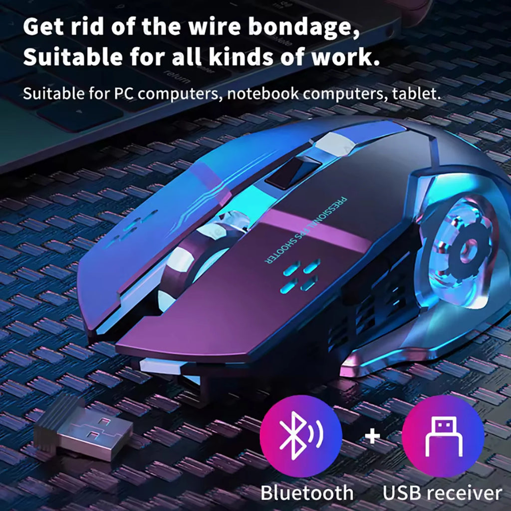 Rechargeable Wireless Gaming Mouse