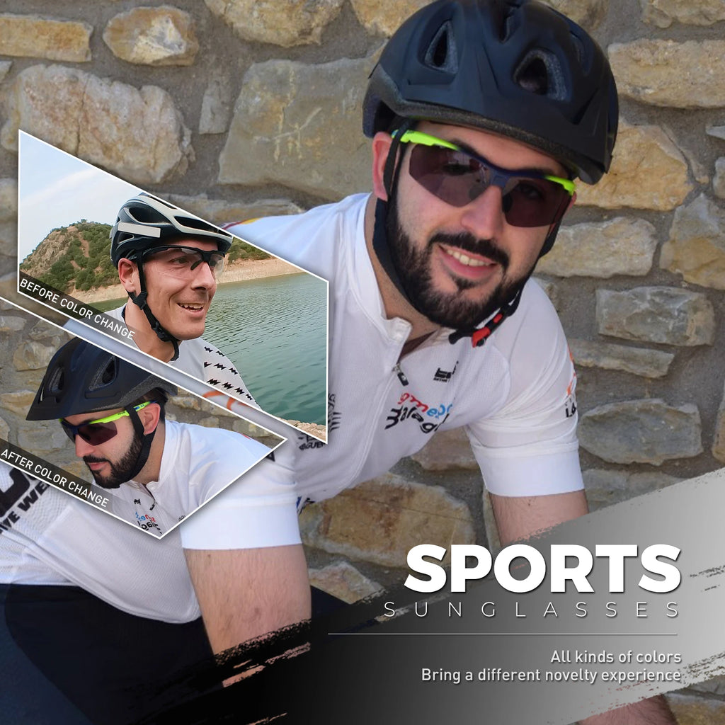 SCVCN ProRide Photochromic Sunglasses