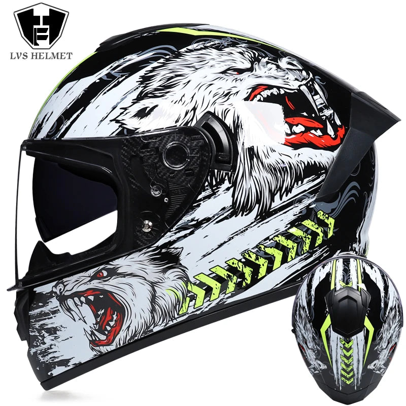 AeroWarm Double Visor Full Face Helmet